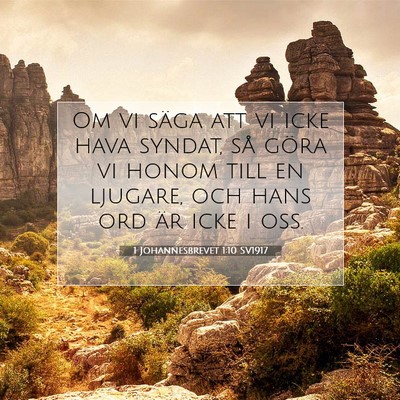 1 Johannesbrevet 1:10 Bibelvers Förklarad