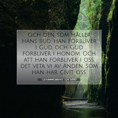 1 Johannesbrevet 3:24 Bibelvers Förklarad
