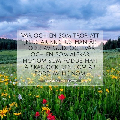 1 Johannesbrevet 5:1 Bibelvers Förklarad