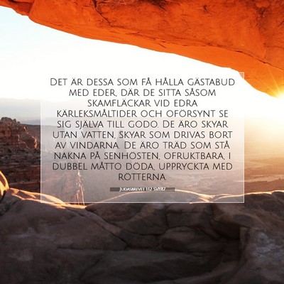 Judasbrevet 1:12 SV1917 Bild av bibelvers