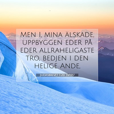Judasbrevet 1:20 SV1917 Bild av bibelvers