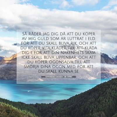 Uppenbarelseboken 3:18 SV1917 Bild av bibelvers
