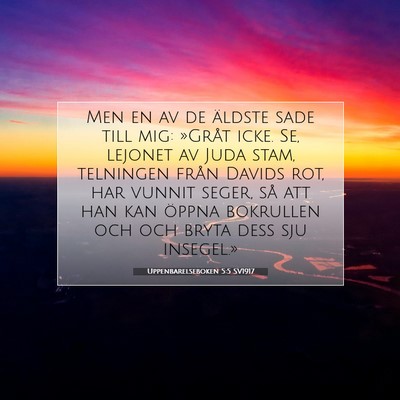 Uppenbarelseboken 5:5 Bibelvers Förklarad