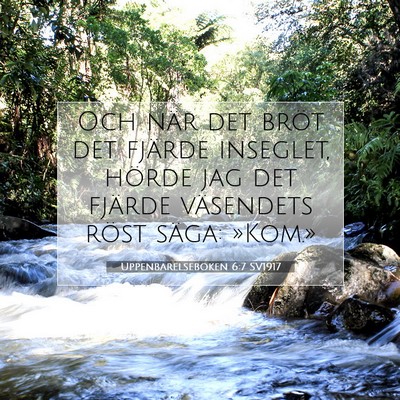 Uppenbarelseboken 6:7 Bibelvers Förklarad