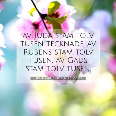 Uppenbarelseboken 7:5 Bibelvers Förklarad