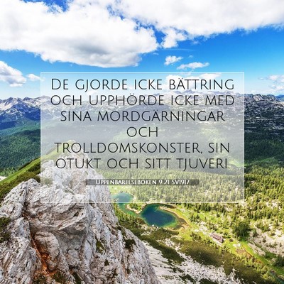 Uppenbarelseboken 9:21 Bibelvers Förklarad