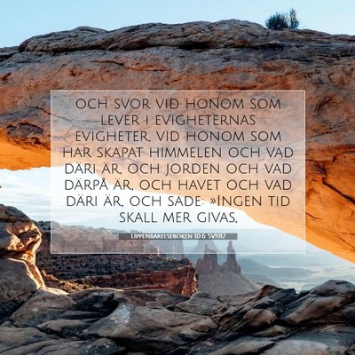 Uppenbarelseboken 10:6 Bibelvers Förklarad