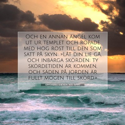 Uppenbarelseboken 14:15 Bibelvers Förklarad