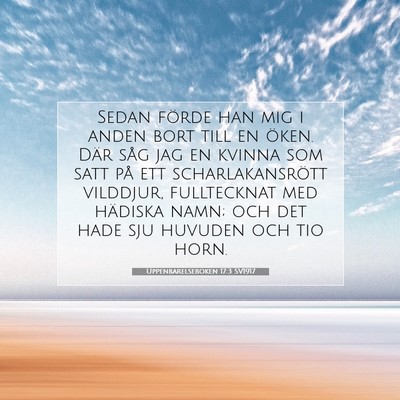Uppenbarelseboken 17:3 Bibelvers Förklarad