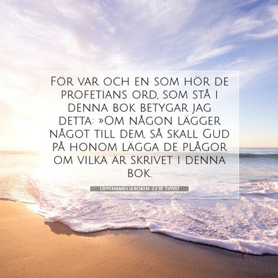 Uppenbarelseboken 22:18 Bibelvers Förklarad